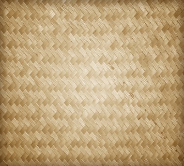 Doğal desenli örülmüş rattan.