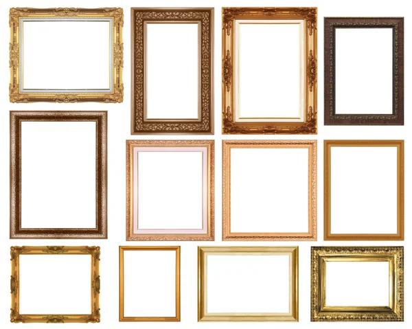 Gold  picture  frame — Stock Photo, Image