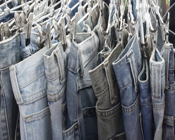 Jeans på REA — Stockfoto