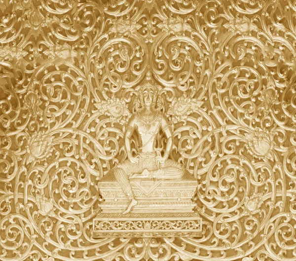 Буддистская скульптура ангела — стоковое фото