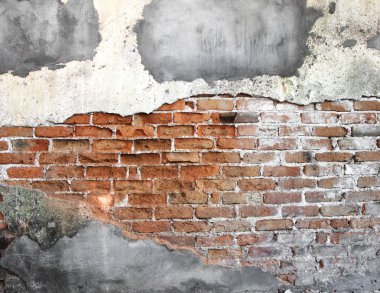 Eski tuğla duvar