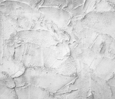 White plaster wall