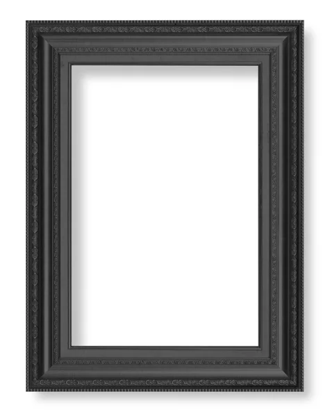 Oude antieke zwart frame — Stockfoto