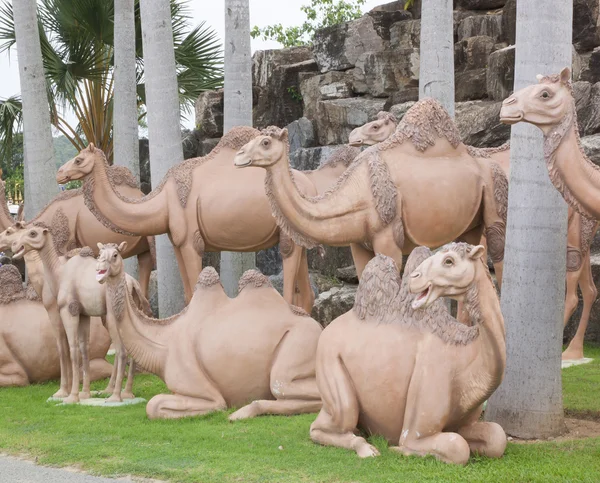 Верблюд-статуя — стоковое фото
