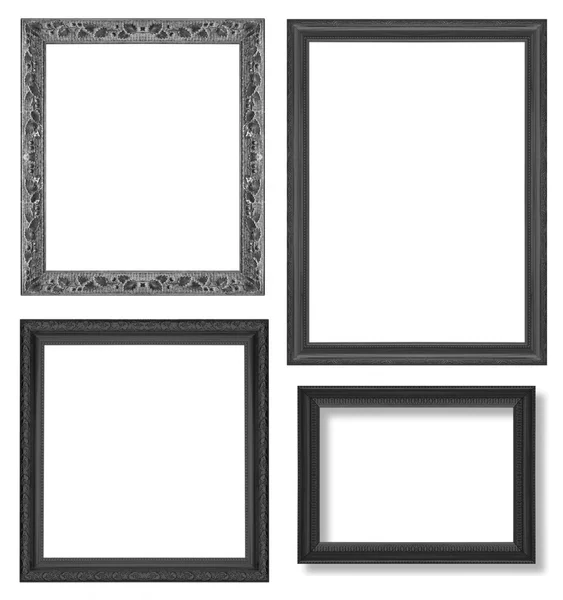 Black picture frame — Stock Photo, Image