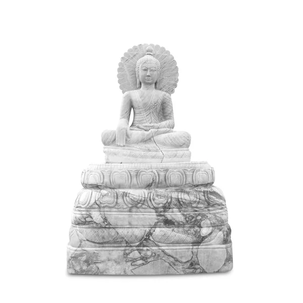 Statua di Buddha in marmo — Foto Stock