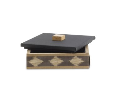 Depolama için küçük bir ahşap kutu.