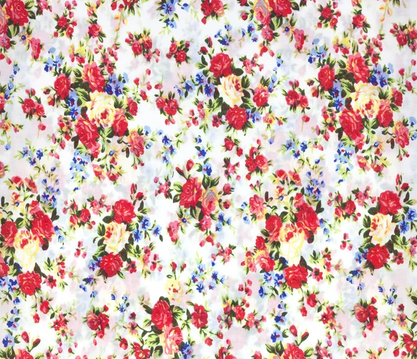 Papel pintado de flores de tela — Foto de Stock