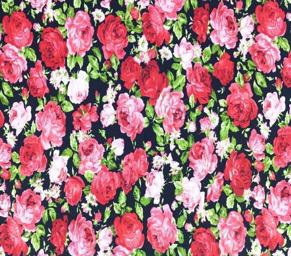 Fabric flowers wallpaper — Stock Photo, Image