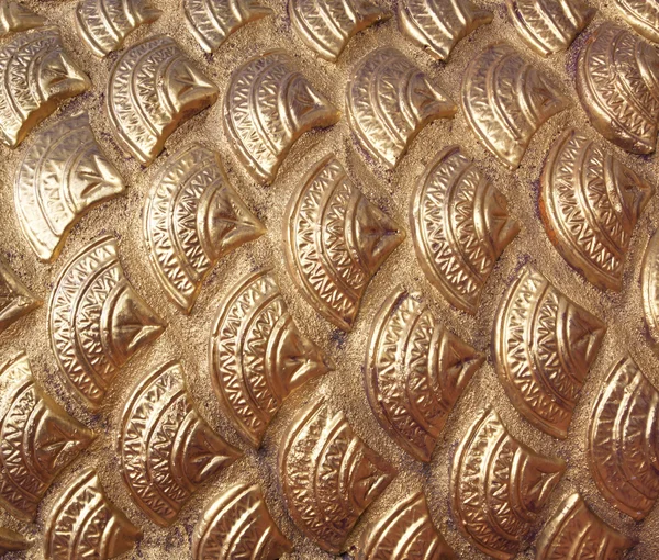 Golden dragon scales — Stock Photo, Image