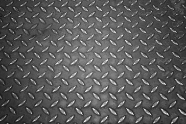 Eski siyah demir levha kayma önleyici.