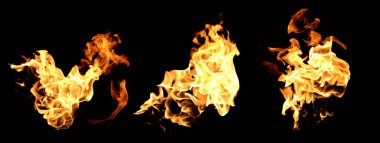 Yangın alevler arka plan ısı soyut doğası.