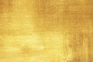 Parlak sarı yaprak altın folyo dokusu arka plan