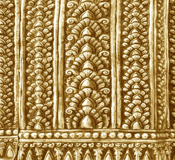 Metal gold pattern Crafts wall — Stock Photo, Image