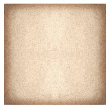 Beyaz arkaplanda izole edilmiş eski kağıt