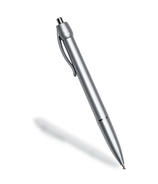 Silver penna isolerad på en vit bakgrund — Stockfoto