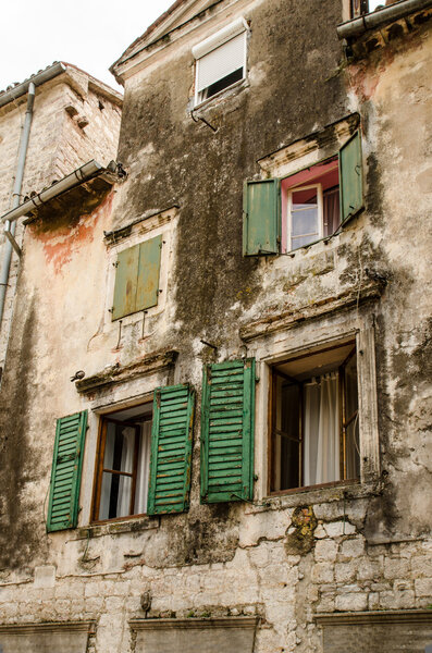 Montenegro, houses, streets of Kotor
