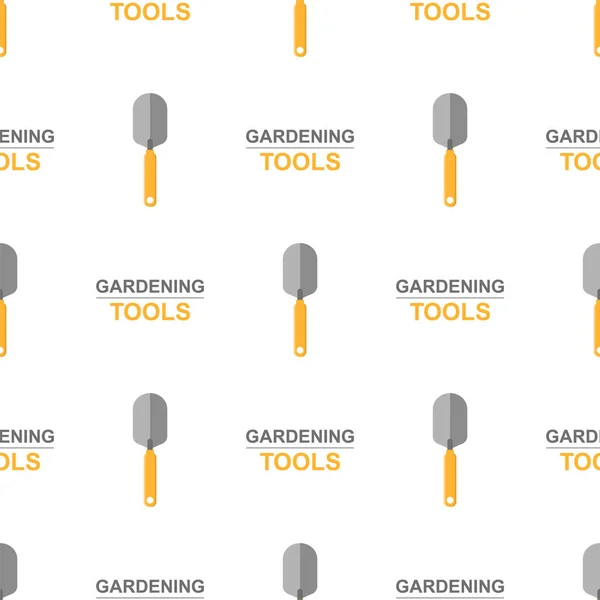 바탕에 삽이요 정원가꾸기 디자인에 — 스톡 벡터