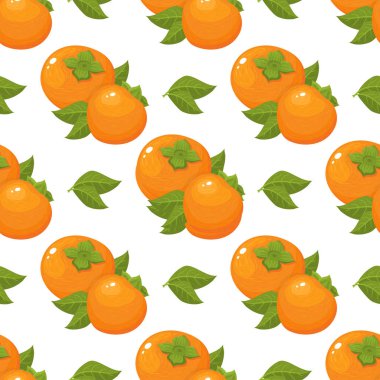 Taze, parlak hurma ağaçları ve beyaz arka planda izole bırakılmış yapraklar. Sağlıklı yaşam için yaz meyveleri. Organik meyve. Çizgi film tarzı. Herhangi bir tasarım için vektör illüstrasyonu.