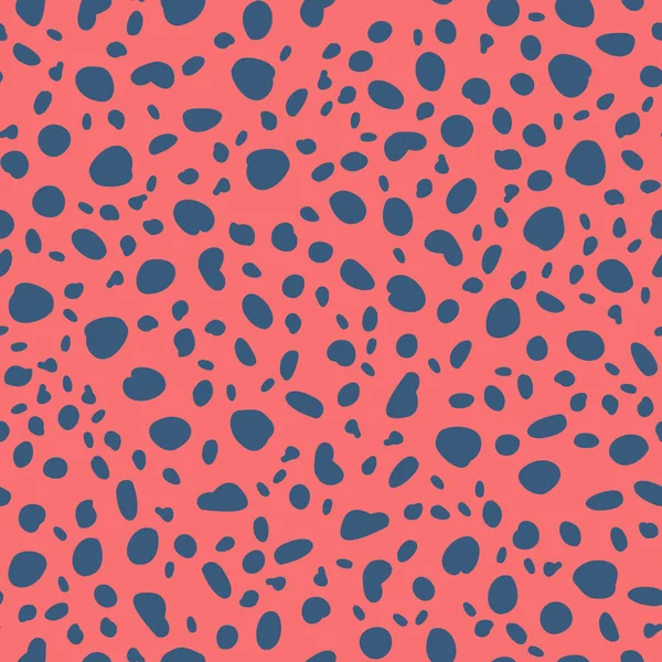 Cheetah Impresión Vectorial Sin Fisuras Manchas Grises Sobre Fondo Albaricoque — Vector de stock