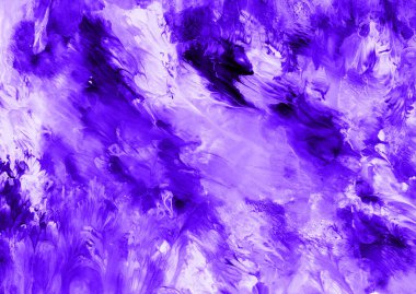 Gökyüzü mavisi soyut doku arka planı. Renkli damlalar. Islak boya fırçaları. Yaratıcı duvar kâğıdı çizimi, dekoratif tasarım sanatı.