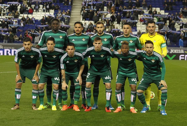 Real Betis line-up — Stockfoto