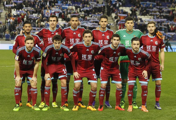 Real Sociedad lineup — Stockfoto