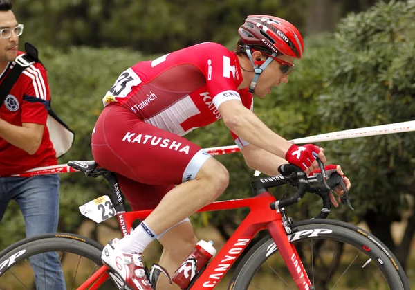 Alexej Tsatjewitsch vom Katusha-Team — Stockfoto