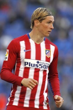 Fernando Torres of Atletico Madrid clipart