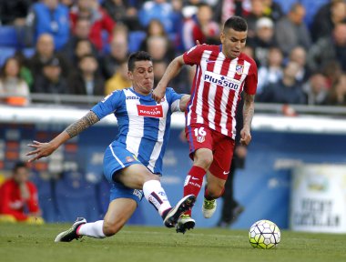 Enzo Roco Rcd Espanyol ve Angel Correa Atletico Madrid