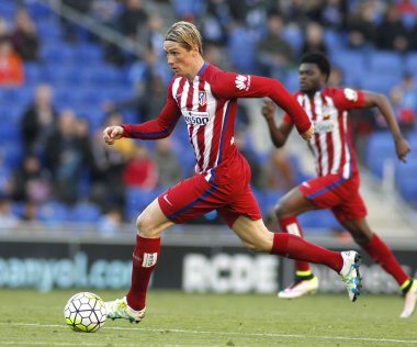 Fernando Torres of Atletico Madrid clipart