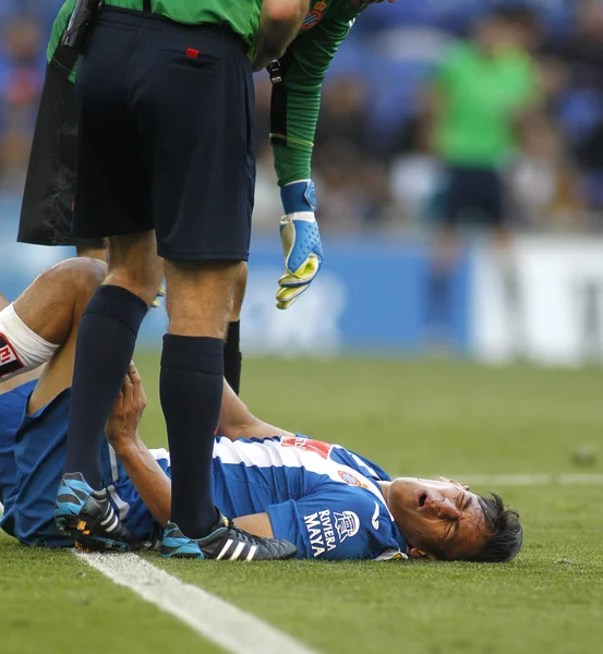 Enzo Roco Rcd Espanyol takımları — Stok fotoğraf