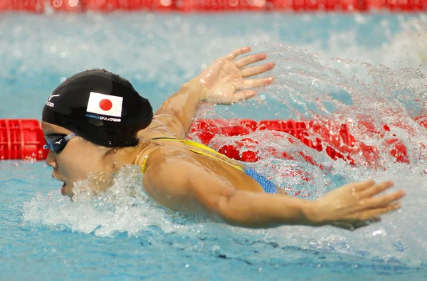 Nadador japonês Natsumi Hoshi — Fotografia de Stock