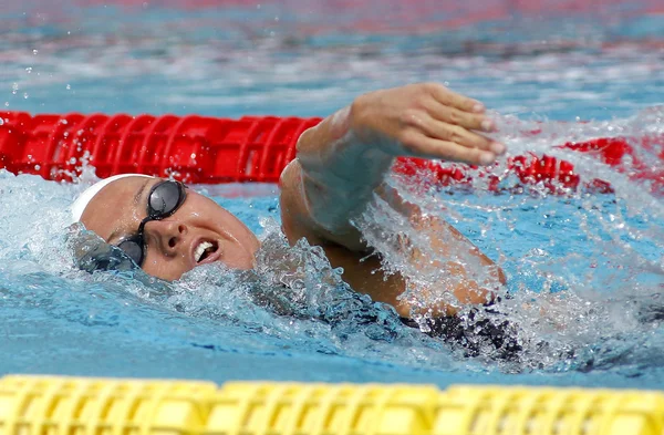 Spaans zwemmer Melani Costa — Stockfoto