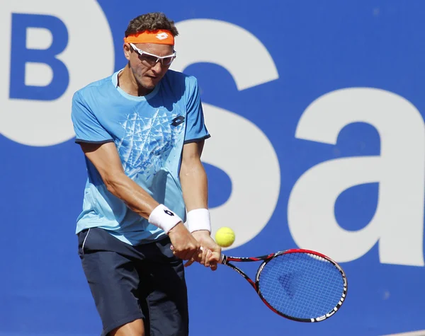 Uzbek tennis player Denis Istomin — Stock Photo, Image