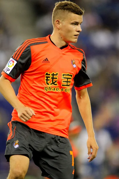 Alfred finnbogason von Real Sociedad — Stockfoto