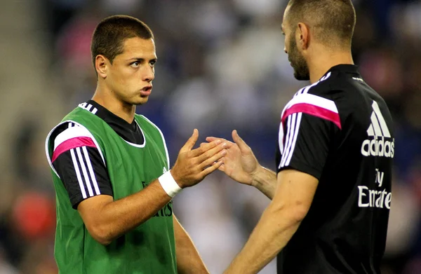 Javier Chicharito Hernandez z Realu Madryt — Zdjęcie stockowe