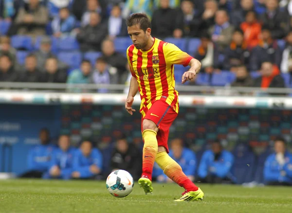 Jordi Alba del FC Barcelona — Foto Stock