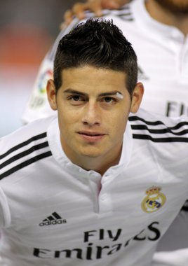 James Rodriguez of Real Madrid clipart