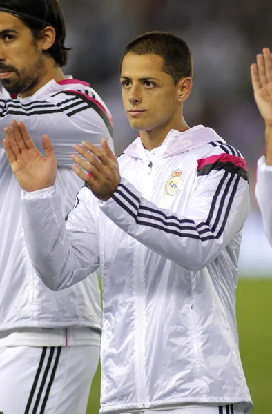 Javier Chicharito Hernandez z Realu Madryt — Zdjęcie stockowe