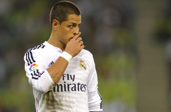 Javier Chicharito Hernandez z Realu Madryt — Zdjęcie stockowe