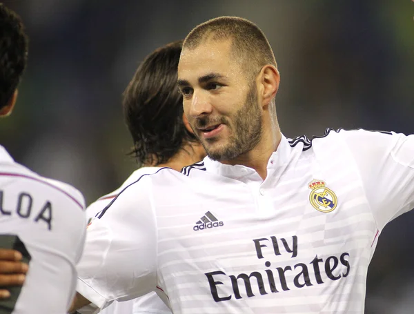 Karim benzema z Realu Madryt — Zdjęcie stockowe