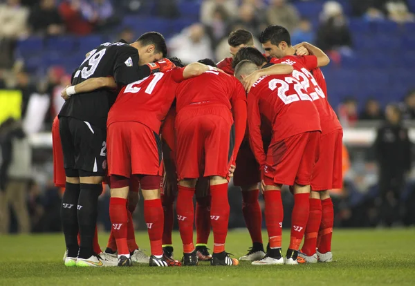 Siviglia giocatori FC — Foto Stock