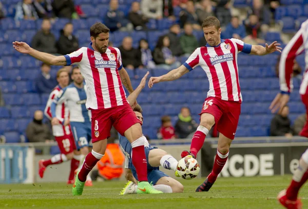 Raul Garcia dan Gabi Fernandez dari Atletico Madrid — Stok Foto