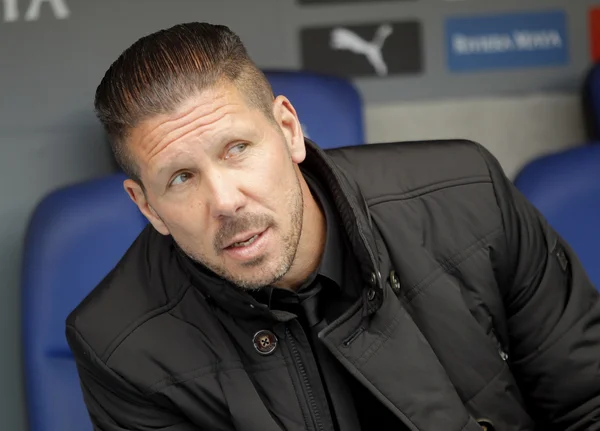 Diego Simeone manager of Atletico Madrid — Stock Photo, Image