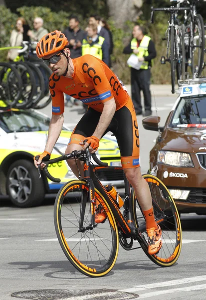 Marek Rutkiewicz del equipo CCC-Polsat-Polkowice — Foto de Stock