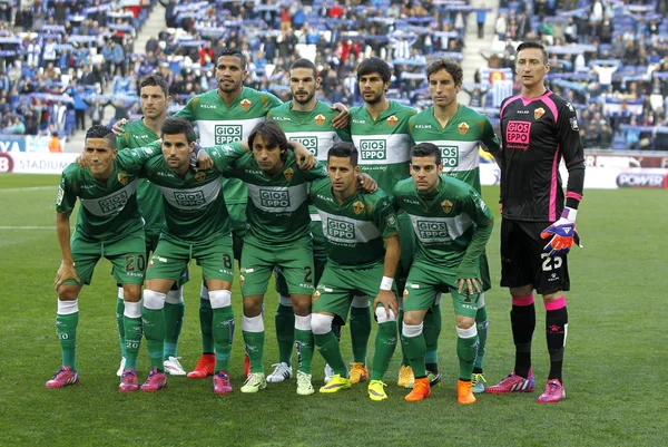 Elche Cf lineup — Stockfoto