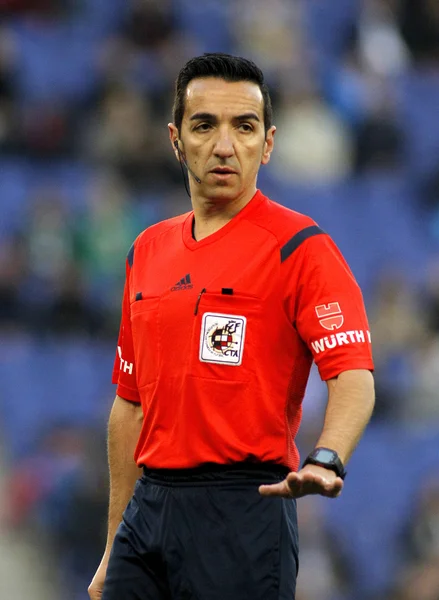 Spanish referee Perez Montero — Stock Photo, Image