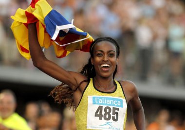 Etiyopyalı atlet Genzebe Dibaba