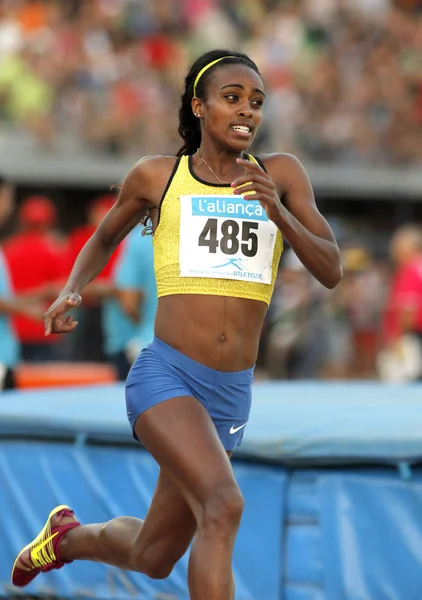Etiopský atlet Genzebe Dibabaová — Stock fotografie